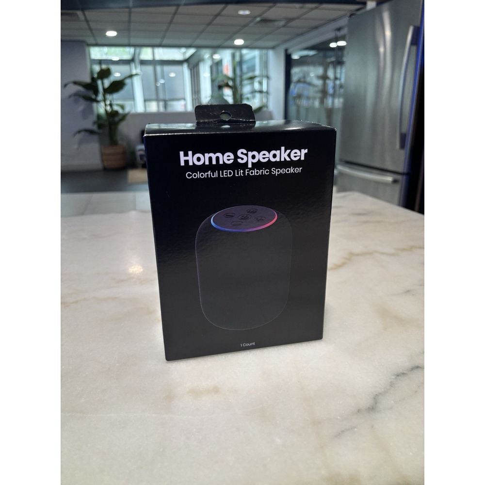 Brand New Home Speaker Colorful LED Lit Fabric Speaker